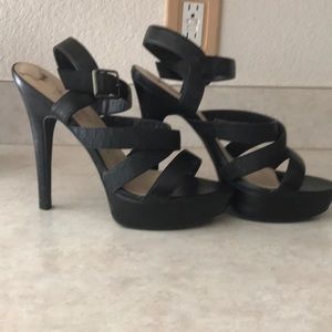 High-heeled sandals